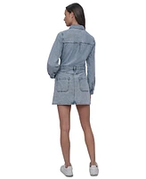 Dkny Jeans Women's Button-Down Long-Sleeve Denim Dress - Kyp