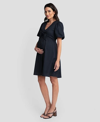 Seraphine Women's Maternity Front Bow Dress