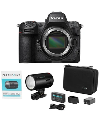 Nikon Z8 Mirrorless Camera, Bundle with Xplor 100 Pro Ttl R2 Monolight