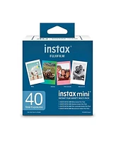 Fujifilm Instax Mini 99 Instant Film Camera, Matte Black, Bundle with Instant Variety Value Film Pack and Photo Album