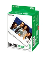 Fujifilm Instax Wide 400 Instant Film Camera, Bundle With, Fujifilm 20-Pack Instax Wide Instant Color Print Film and Slinger Alpine Multi-Device Shoul