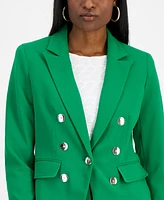 Bar Iii Women's Faux Double-Breasted One-Button Blazer, Exclusively at Macy's