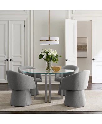 5 Pc. Dining Set (Emila Round Table & 4 Korder Chairs), Created for Macy's