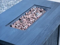 44" Outdoor Patio Propane Gas Fire Pit Table (50,000 Btu)