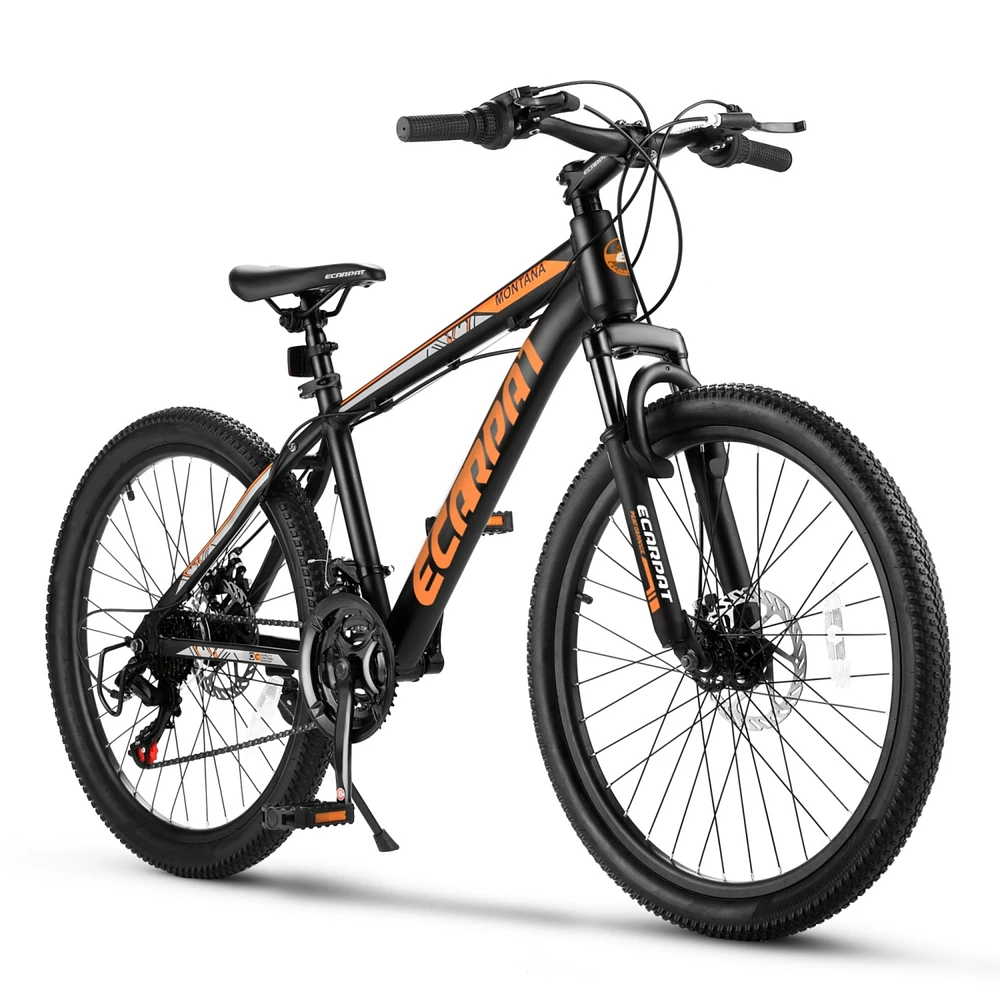 21-Speed Aluminum Mountain Bike: Lightweight, Durable