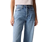 Calvin Klein Jeans Women's High-Rise Wide-Leg Denim