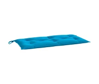 Garden Bench Cushions 2 pcs Light Blue 39.4"x19.7"x2.8" Oxford Fabric