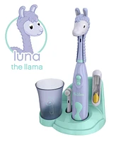 Brusheez Luna the Llama Kid's Electric Toothbrush Set