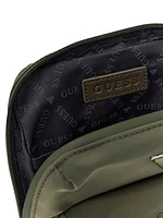 Guess Men's Crossover Zip Logo Sling Bag