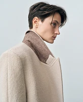Mango Women's Structured Virgin Wool Coat