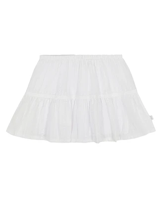 Calvin Klein Big Girls Seersucker Skort