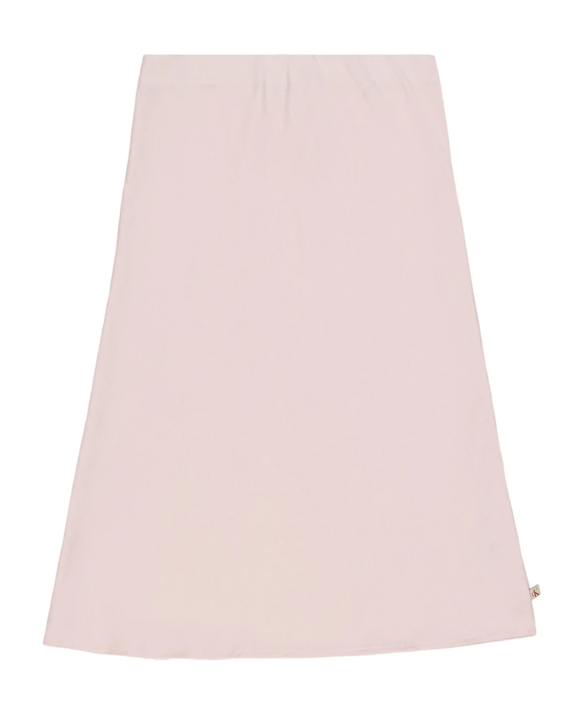Calvin Klein Big Girls Satin Midi Skirt