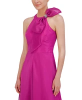 Eliza J Women's Bow-Neck Sleeveless Wide-Leg Jumpsuit