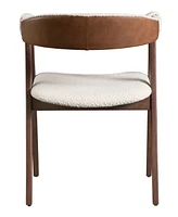 Furniture of America 2-Pc. Pearlcrest Boucle Fabric Dining Chair Set