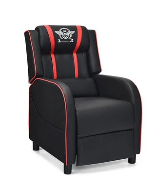 Massage Racing Gaming Single Recliner Chair