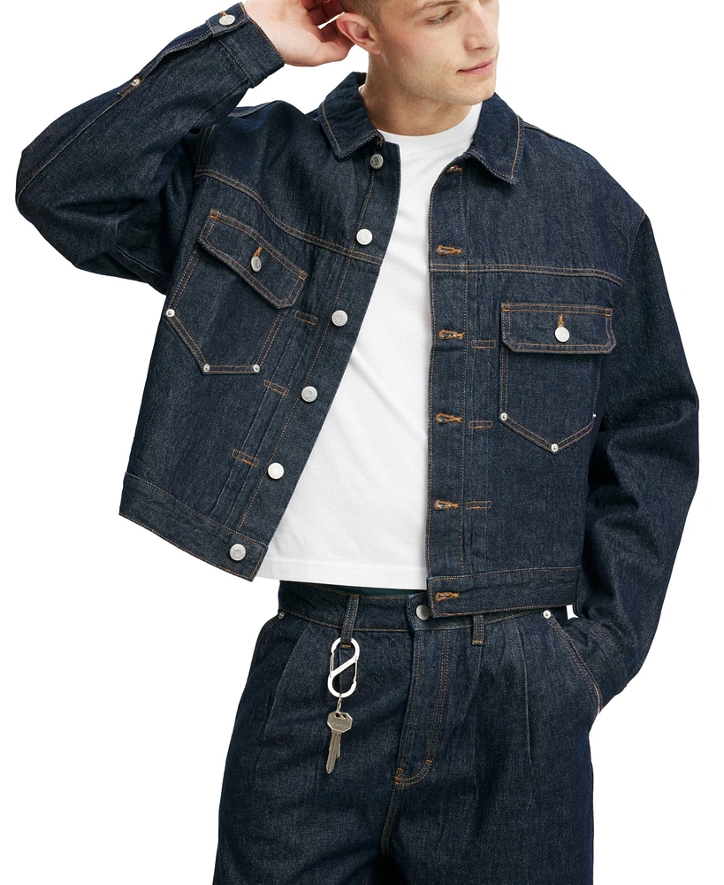 Cotton On Men's Denim Rinse Jacket