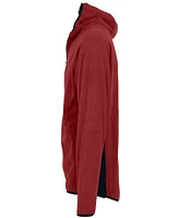 Galaxy By Harvic Men's Polar Fleece Tech Zip Hoodie