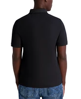 Karl Lagerfeld Paris Men's Regular-Fit Head Pique Polo Shirt