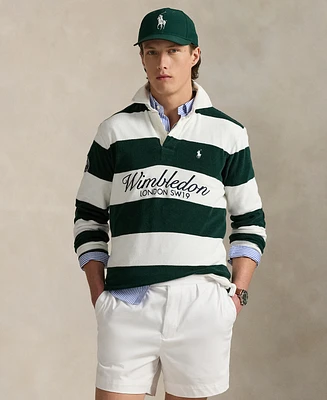 Polo Ralph Lauren Unisex Wimbledon Classic-Fit Terry Rugby Shirt