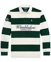 Polo Ralph Lauren Unisex Wimbledon Classic-Fit Terry Rugby Shirt