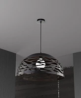 Dainolite 8.75" Metal Coral Led Pendant