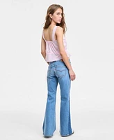 Levis Womens Brynnley Blouse Superlow Flared Leg Jeans