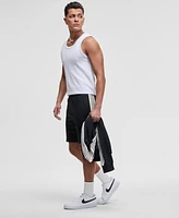Mode of One Men's Regular-Fit Contrast Paneled 7" Tricot Track Shorts, Exclusively at Macy's