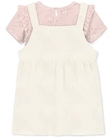 Disney Baby Girls Minnie Mouse Cotton Bodysuit & Jumper, 2 Piece Set