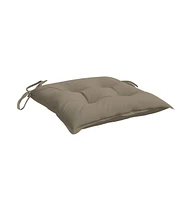 Pallet Cushions 4 pcs Taupe 19.7"x19.7"x2.8" Oxford Fabric