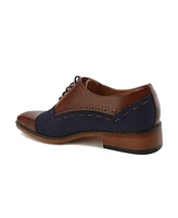 Gino Vitale Lace-Up Cap Toe Oxford