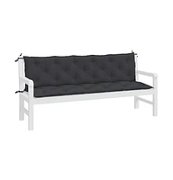 Garden Bench Cushions 2 pcs 70.9"x19.7"x2.8" Oxford Fabric