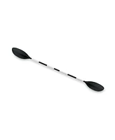 Intex 69629E 86" Lightweight Aluminum Double Oar Inflatable Kayak Paddle, Black