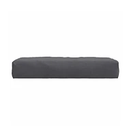 Pallet Cushion Melange Anthracite 23.6"x23.6"x3.7" Fabric