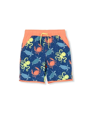 Lands' End Boys Slim Stretch Hydroliner Sport Swim Trunks