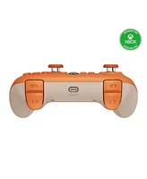 8BitDo Ultimate C Wired Controller for Xbox with Fire Ring Rgb Lighting Hall Effect Joysticks and 1 Month Ultimate Game Pass Code - Orange