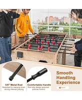 Football Table with Legs, 2 Balls, and 2 Foldable Cup Holders Fun and Durable Game for Kids, Teens, and Adults