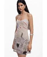 Desigual Women's Dress designed by Mr. Christian Lacroix