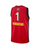 Jordan Men's and Women's Victor Wembanyama Red 2025 Nba All-Star Game Swingman Player Jersey