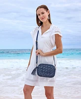 Patricia Nash Josie Woven Denim Small Crossbody