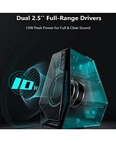 G1500 Computer Speakers, Hecate Gaming Speakers with Rgb, Bluetooth 5.3, Black
