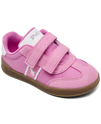 Polo Ralph Lauren Toddler Girls Heritage Court Iii T-Toe Fastening Strap Casual Sneakers from Finish Line