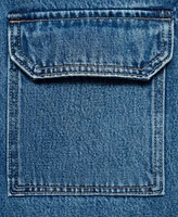 Mango Women's Pockets Denim Overshirt