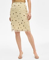 I.n.c. International Concepts Women's Rhinestone Skirt, Exclusively at Macy's