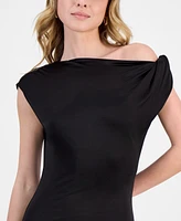 Hugo Women's Off-The-Shoulder Slit Maxi Dress