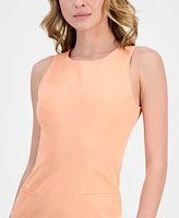 Hugo Women's Solid-Color Crewneck Sleeveless Bodycon Dress