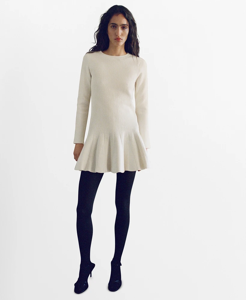 Mango Women's Short Knitted Dress