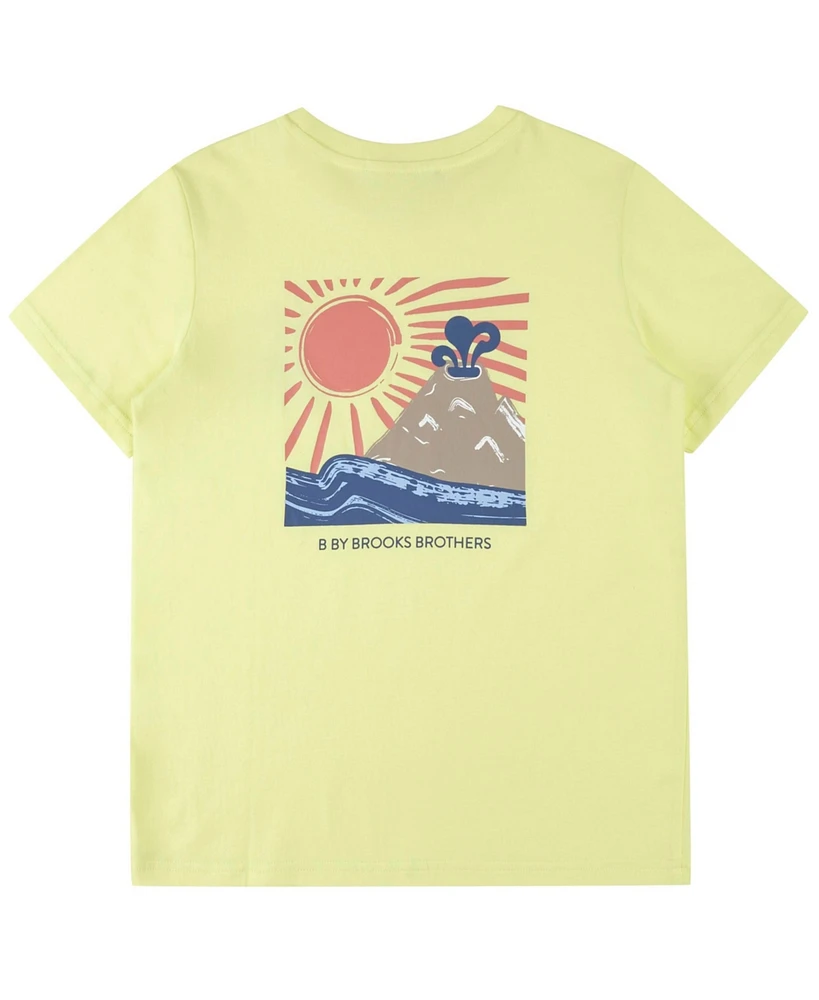 B By Brooks Brothers Big Boys Sun's Out Graphic T-Shirt