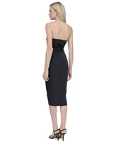 Dkny Women's Strapless Ruched-Front Tube Dress