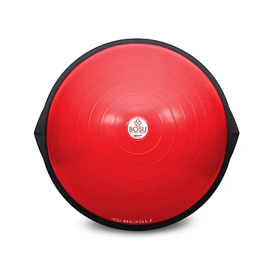 Bosu 72 10850 Home Gym Equipment The Original Balance Trainer for Physical Exercise, Rehab, Large Balance Ball 65 Centimeter Diameter, Red and Black