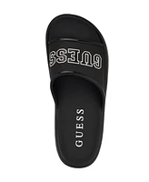 Guess Men's Mylas Branded Slip On Fashion Slides